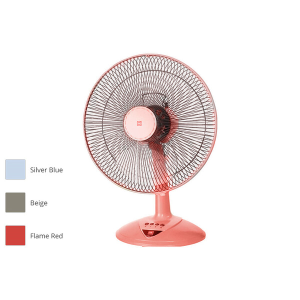 KDK TABLE FAN 16" - FLAME RED
